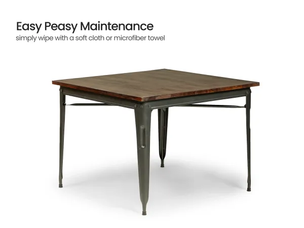 Daisy 4 Seater Dining Table with Joey Beige Chair